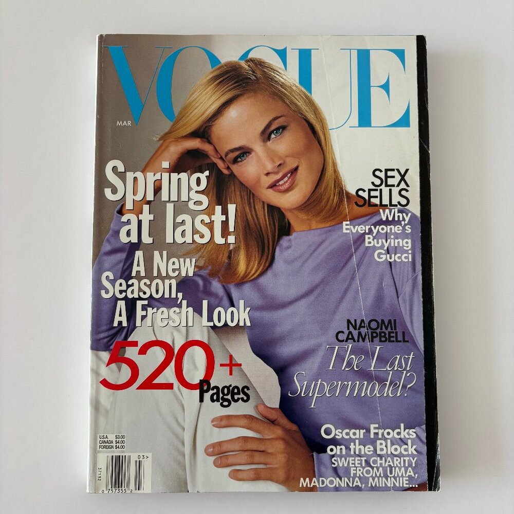 Vogue magazine March 1999 - Carolyn Murphy